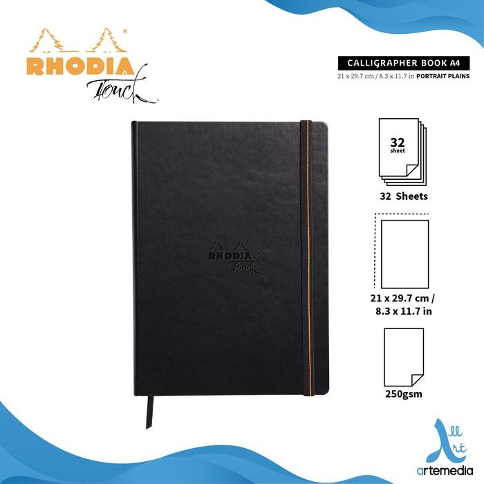

Buku Sketsa Rhodia Touch A4 Simili Japon Calligrapher Sketchbook