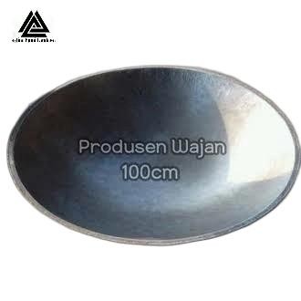 Wajan Plat Besi Baja Jumbo 100 Cm 2Mm