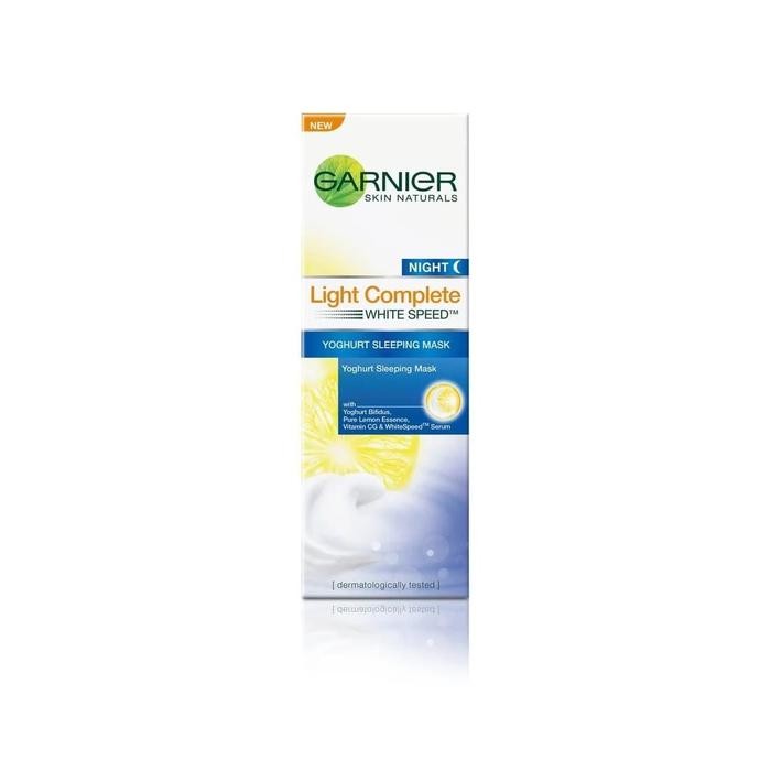 Pilihan- Tube - Garnier Light Complete Yoghurt Sleeping Mask Night Cream 20Ml By Cosme Murah