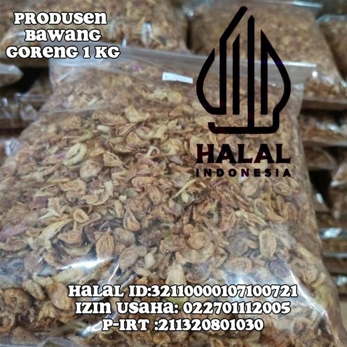 

NEW PRODUK BAWANG GORENG ASLI BREBES 1 KG RASA MANIS GURIH REMPAH REE RAIN