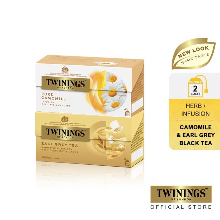 

Exp Lama [Paket Bundle] Twinings Pure Camomile & Earl Grey Tea Celup Premium