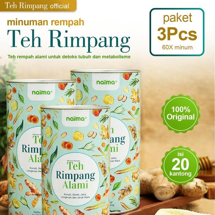 

Exp Lama JSR Teh Rimpang 3pcs - Teh Herbal Halal Kunyit Sereh Jahe Lengkuas Jeruk Nipis