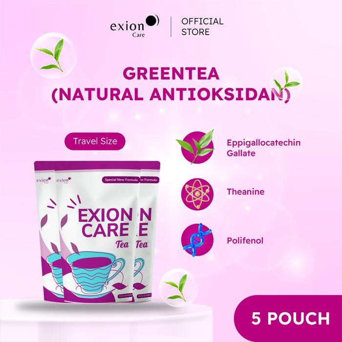

Exp Lama Exioncare Tea Mini Series 14 Hari 3 Pouch (20gr) - Teh Greentea Herbal Shopee