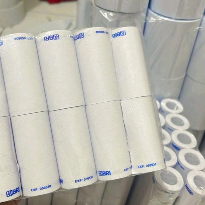 

Kertas struk kasir thermal logo BRI murah 57x30 paket 10 pcs