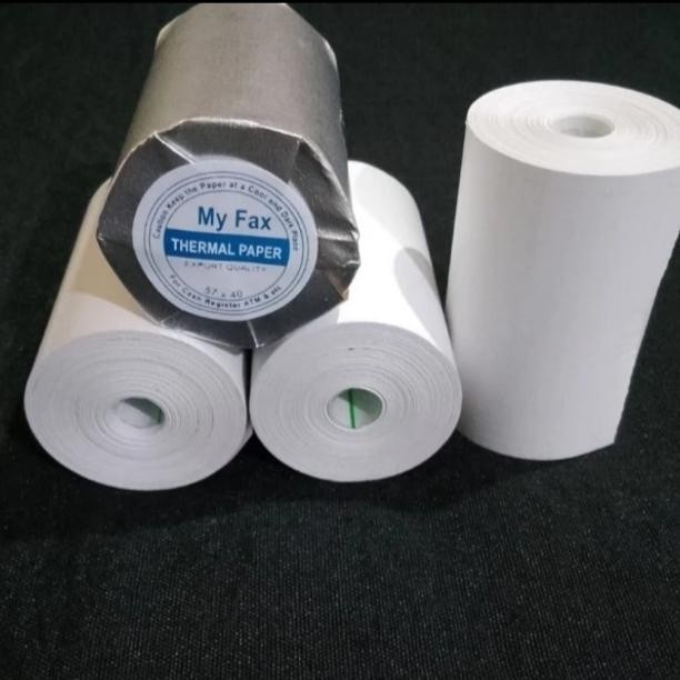 

Kertas kasir thermal edc 58x40 full tanpa core paket 10 Roll