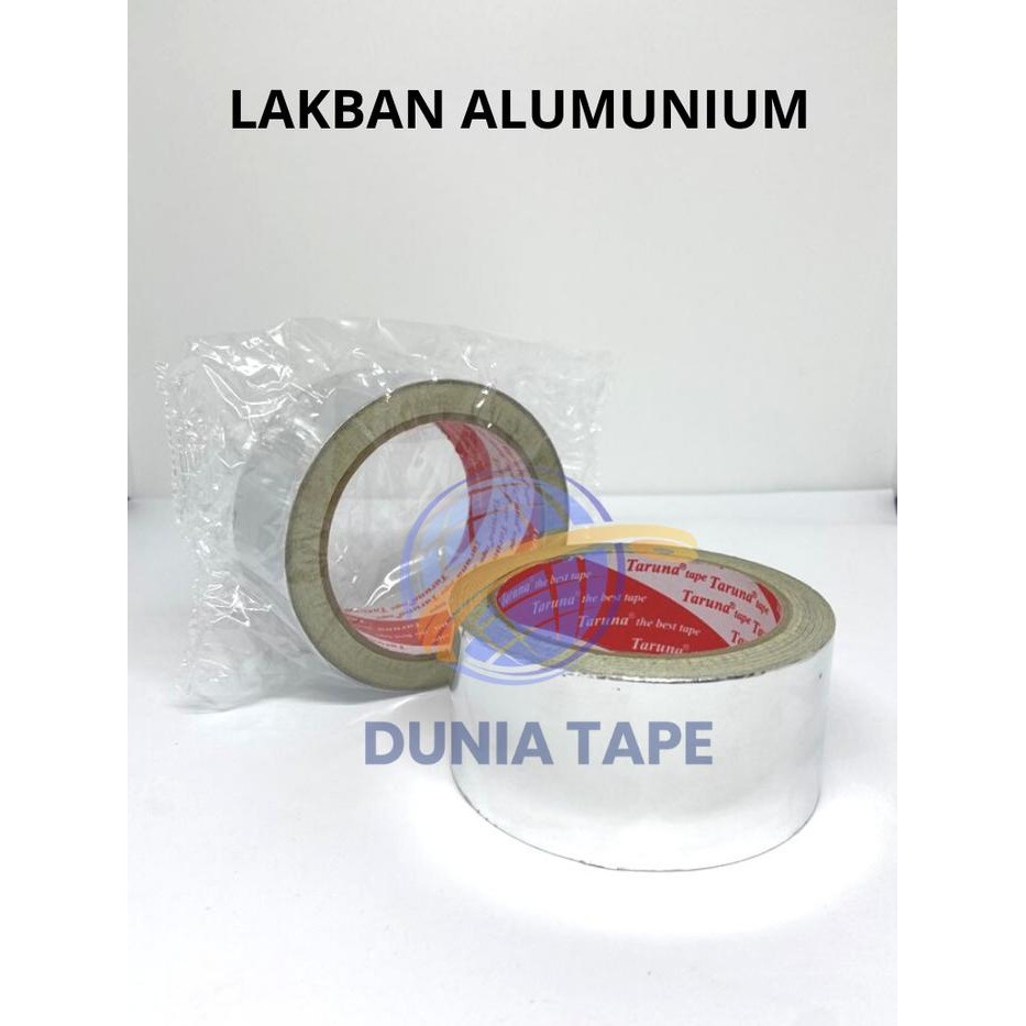 

Lakban Alumunium Tape Taruna 2inch x 20 meter