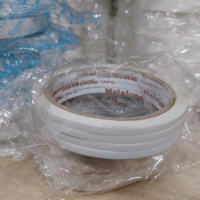 

Double Tape Kertas 5mm x 11 Meter (1/4 inch x 11 meter)