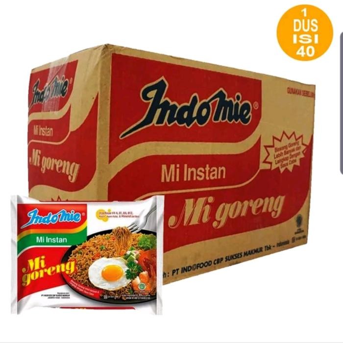 

Pilihan- Indomie Goreng 1Dus 40Pcs Murah