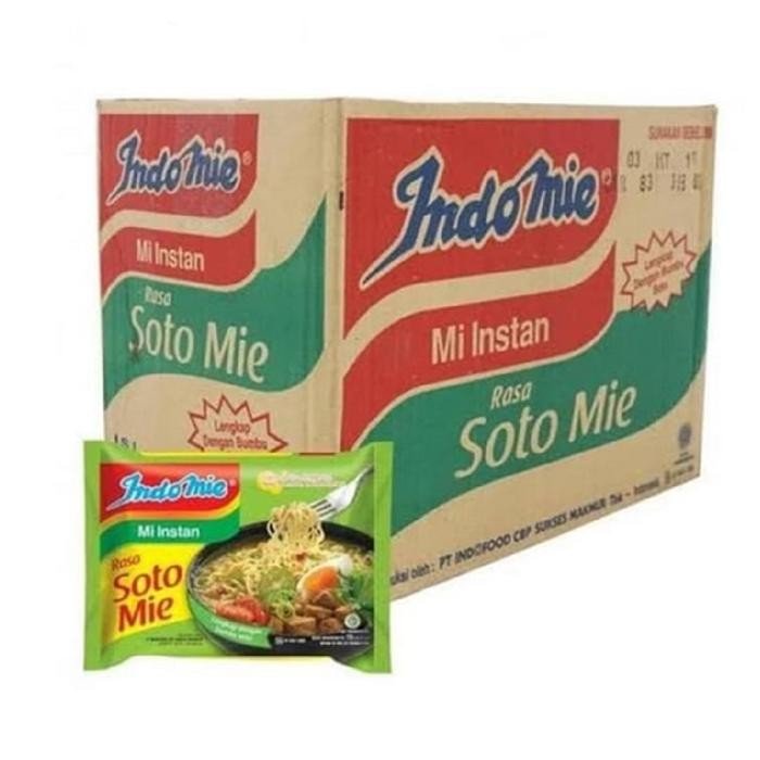 

Pilihan- Indomie Rasa Soto Mie / Dus (Isi 40 Bungkus)