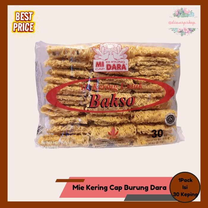 

Pilihan- Mie Kering Cap Burung Dara 1Pack Isi 30 Keping