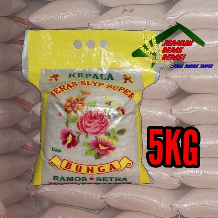 

Pilihan- Beras Setra Ramos Ir64 Pulen Bunga Kembang 5Kg Murah