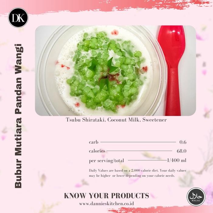 

Pilihan- Bubur Mutiara Pandan Wangi Keto
