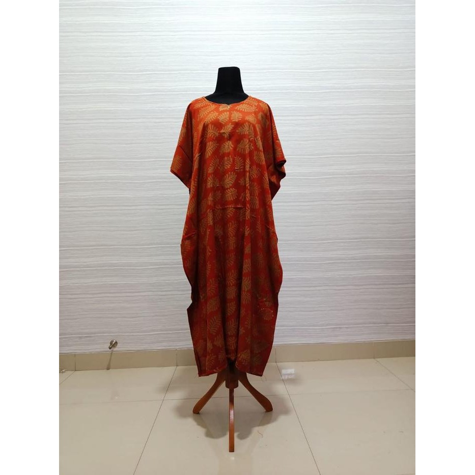 DISKON DASTER LOWO KARTIKA TCAP LD 150 PB 120 Wanita Busui Rayon Kancing l Panjang Dress Katun READY
