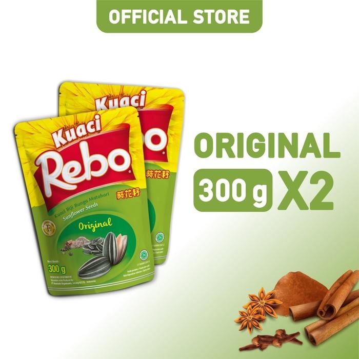 

ASLI Rebo Kuaci Bundling 2 PCS - Varian Rasa 300 Gram READY STOCK