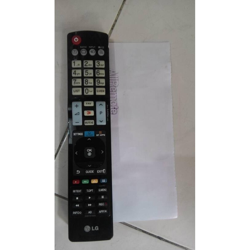 REMOTE TV LG 3D ORIGINAL