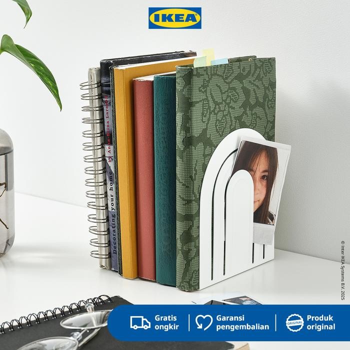 

jjm - IKEA HOSSLA Penahan Buku dan Dokumen Putih
