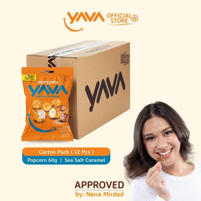 

YAVA Carton Pack Popcorn Sea Salt Caramel ( 12 x 60g )