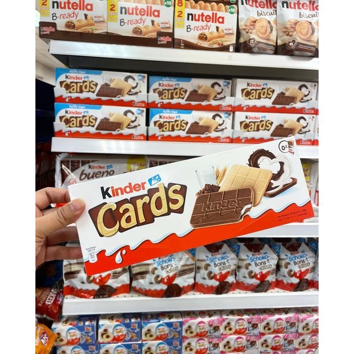 

[FreshMart] Kinder Cards 5 x 2 pcs - 128gr