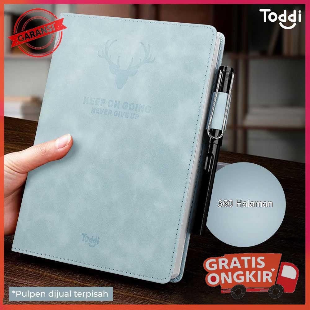 

Buku Jurnal Hardcover Diary 80 GSM 360 Halaman Grid Baby Blue