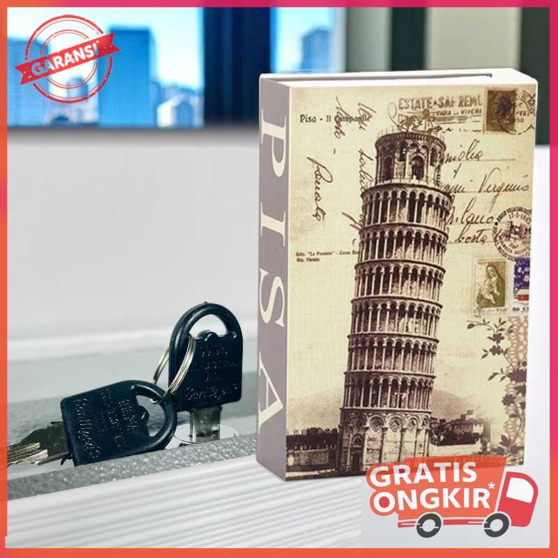 

Kotak Buku Novel Hidden Security Box Book Key Lock Size S - DHZ005