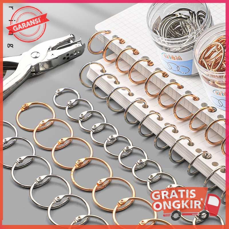 

Ring Buka Tutup Buku Binder Menu Gantungan Kunci 50 PCS 30mm