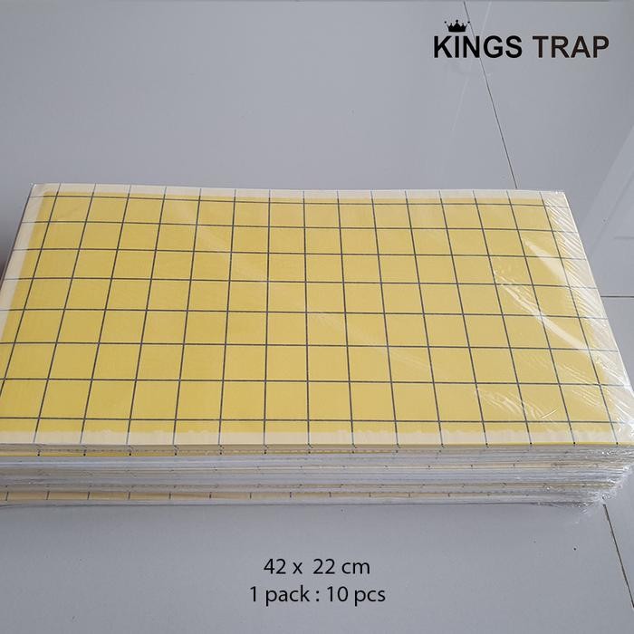 

Pilihan- 10 Lembar Glue Pad / Kertas Lem Fly Catcher 42 X 22 Cm
