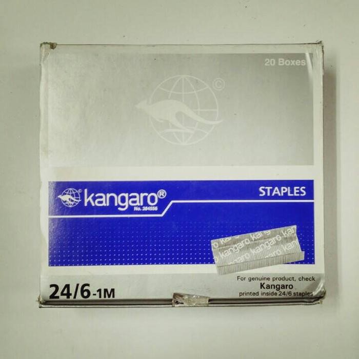 

Pilihan- Kangaro Isi Stapes / Hekter / Stapler No. 3 - 24/6-1M (Dus)