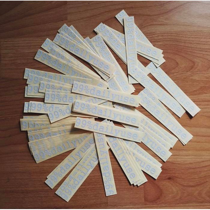 

Pilihan- Signature Cutting Stickers 99%Dailyuse.