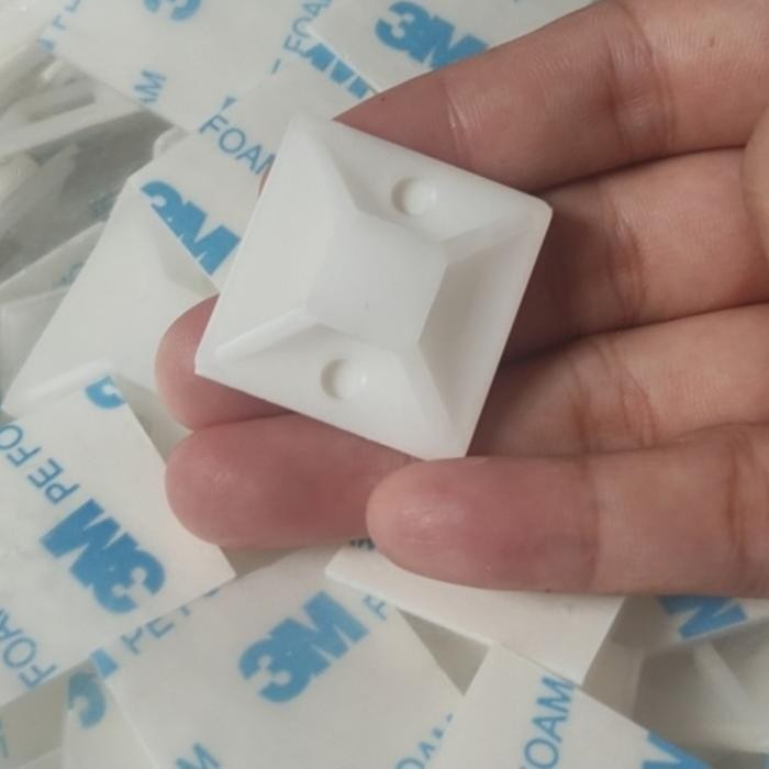 

Pilihan- Klem Kabel 20 Tempel Double Tape 3M/ Klip Dobel Tip/ Size 20X20 2Cm 100Pc