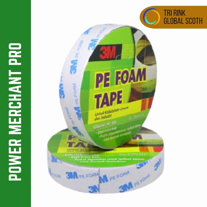 

Pilihan- 3M Double Tape Pe Foam, Size (24 Mm X 4 Meter)