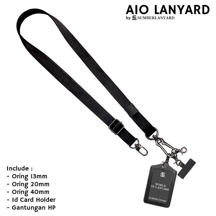 

Pilihan- Sl.Id Tali Idcard Nylon Adjustable - Aio Black 2Cm
