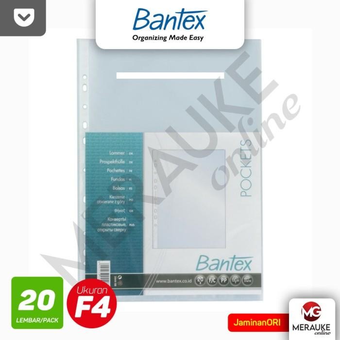 

Pilihan- Bantex Pp Pockets Transparan F4 2044-08 (1 Pack Isi 20 Lembar)