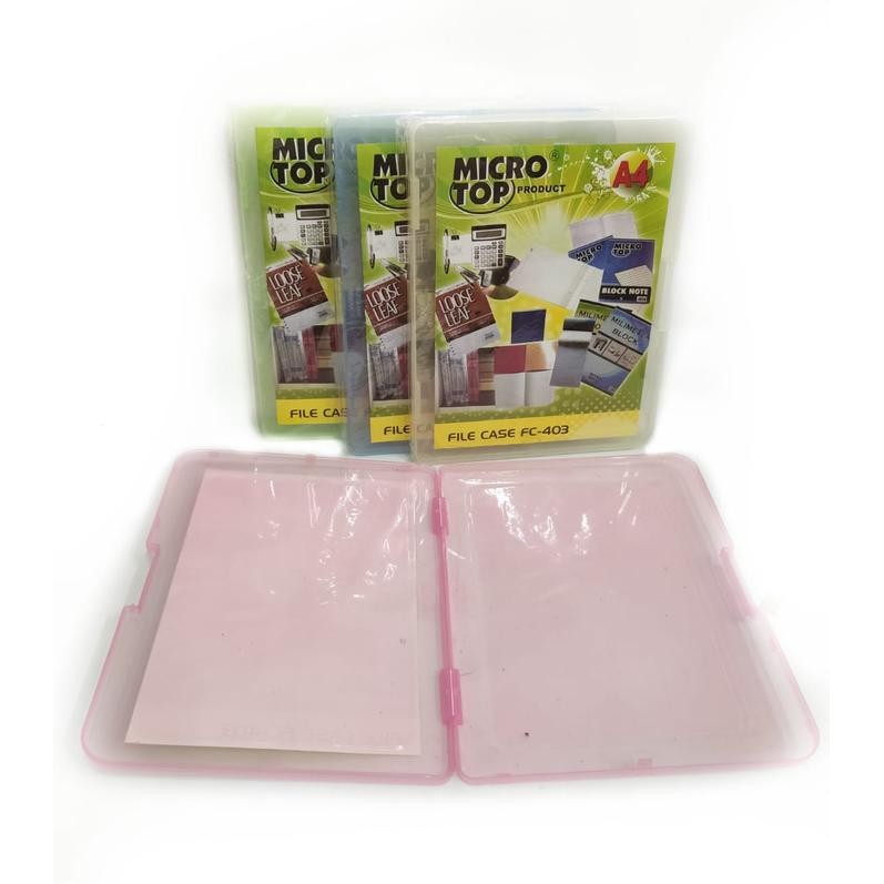 

Pilihan- Map Kotak Penyimpanan Dokumen A4 Box Plastik File Case Tenteng Fc-403