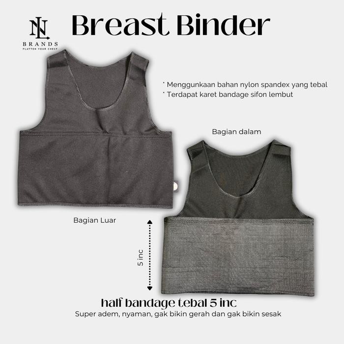 

Breast Binder Half Bandage 15 20Cm Tebal / Chest Binder / Perata Dada Tomboy Kode 1132