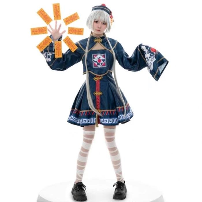 Qiqi Genshin Impact Doll Ancient Chinese Zombie Adult Women Costume
