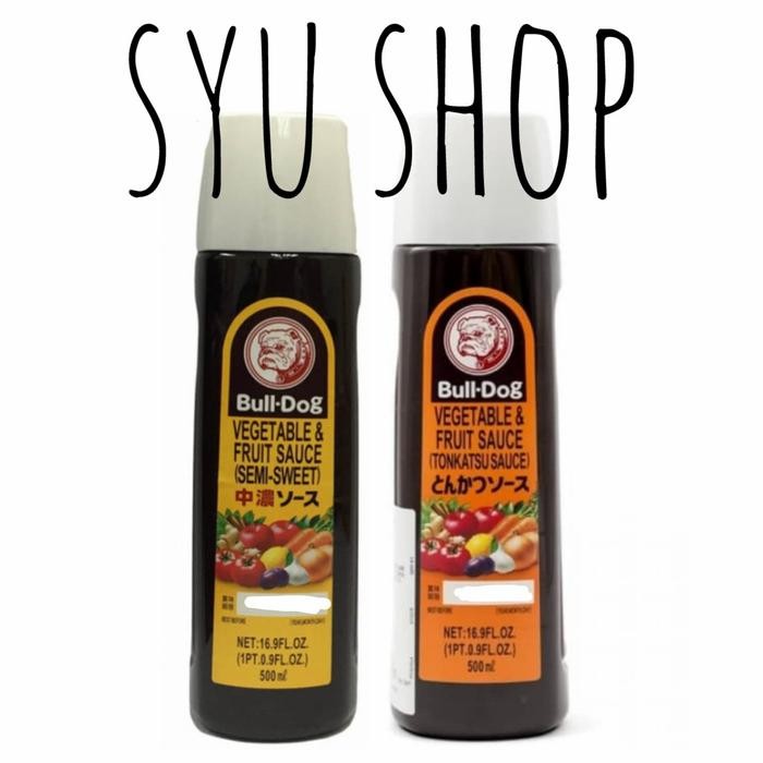 

Pilihan- Bulldog Tonkatsu Vegetable Fruit Sauce Semi Sweet 500 Ml Gr Chuno
