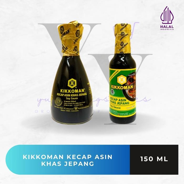 

Pilihan- Kikkoman Kecap Asin Jepang / Soy Sauce Botol / Dispenser 150 Ml