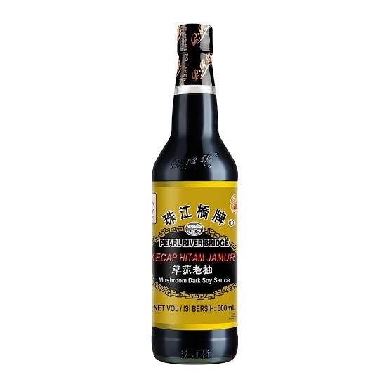 

Pilihan- Pearl River Brige Mushroom Dark Soy Sauce - Kecap Asin Rasa Jamur 600Ml