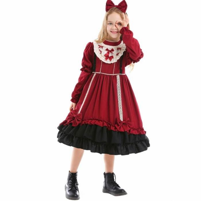 Dress Anak Perempuan Kostum Spanyol Spanish Lolita Girl Costume