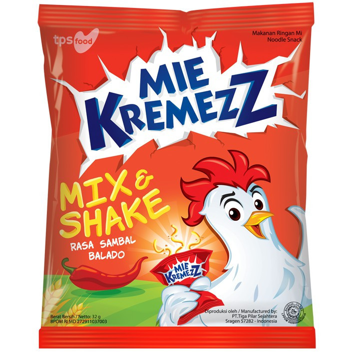 

Mie Kremezz Sambal Balado 16G