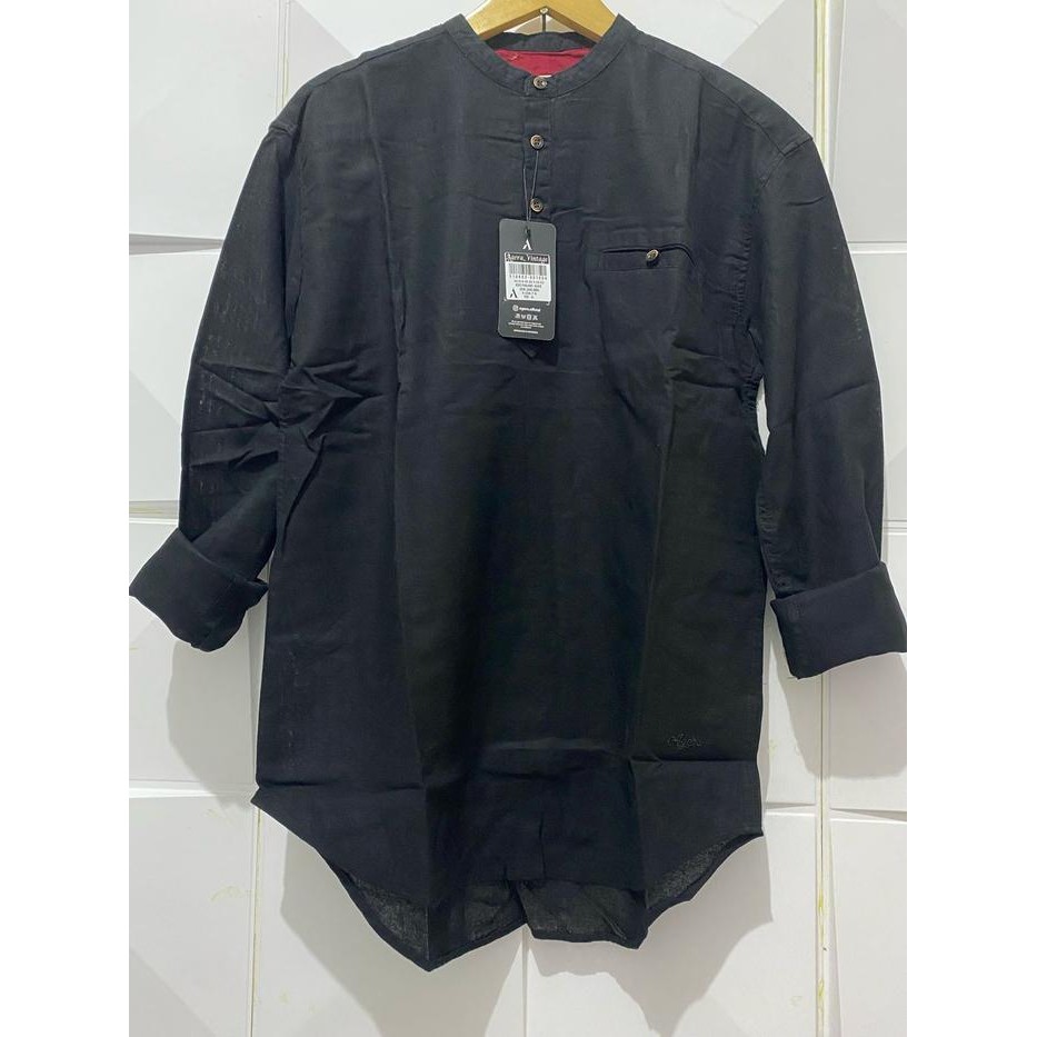 muna Kemeja Semi Koko Agera Lengan Panjang