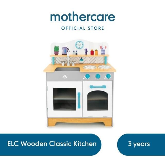 ELC Wooden Classic Kitchen - Mainan Dapur Masak Masakan Kayu Anak