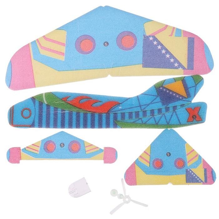 Ajaib Kreatif Bundaran Pesawat TEMPUR Busa Pesawat Kertas Model