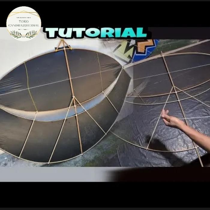 Layangan pegon asli jawa layangan tradisional panjang sayap 1 meter (Belum jadi harus di rangkai)