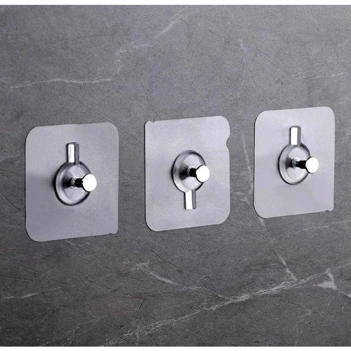 TEMPELAN HOOK PAKU GANTUNGAN MAGIC TEMPEL DINDING TANPA BOR