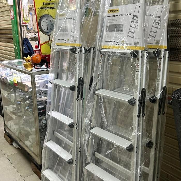 Tangga LipatTangga Aluminium Krisbow Step Ladder 5 Step 1.3M KW0101835