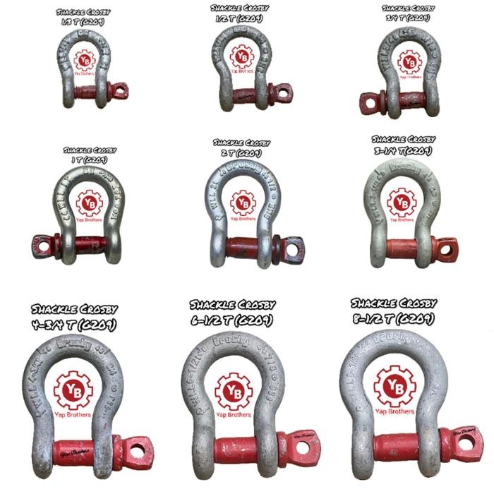 SHACKLE CROSBY G209 3.25 T