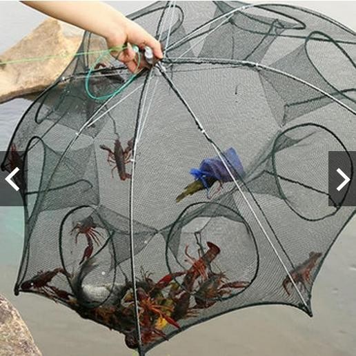kerumbu ikan- jebakan ikan 8 lubang