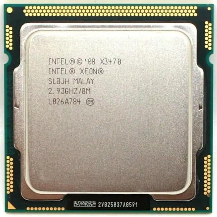 Intel Xeon X3470 LGA 1156 Spesifikasi Sama i7 870