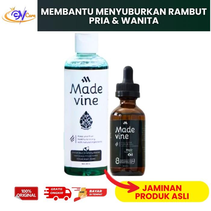 Madevine Hair Oil Penumbuh Rambut Obat Rambut Rontok dan Kering